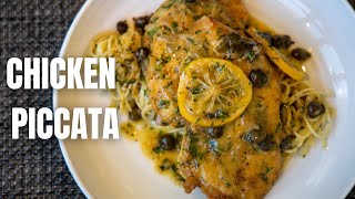 Buttery Lemony Chicken Piccata  With Capers amp Angel Hair Pasta [upl. by Micco]