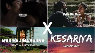 Satranga x Pehle bhi main x Kesariya x Mahiya jina sohna Mashup   slowed  reverb   lOFI [upl. by Khoury]