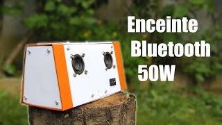 Comment fabriquer une enceinte Bluetooth 50W en métal [upl. by Suzy]