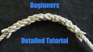 Beginner Friendly Splicing  How To Splice 3 Stranded Rope Together [upl. by Nuhsed]