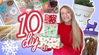 10 DIY CADEAUX DE NOËL DERNIÈRE MINUTE [upl. by Enirehtahc]