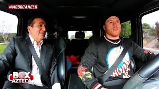 ¡Saúl Canelo Álvarez contó DE TODO en entrevista desde su camioneta  Box Azteca [upl. by Otokam]