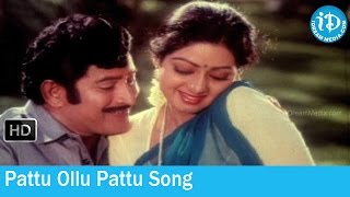 Jayam Manade Movie Songs  Pattu Ollu Pattu Song  Krishna  Sridevi  Rao Gopal Rao [upl. by Silber]