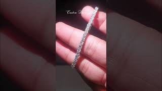 LabGrown Diamond Tennis Bracelet For Women [upl. by Nyrmak]