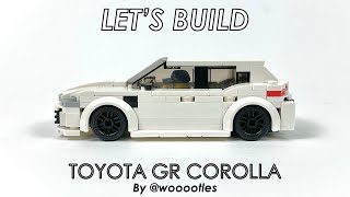 Lets Build LEGO Toyota GR Corolla [upl. by Nerrej234]