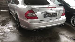 W211 E63 AMG Straight PIPE Brutal Sound  M156 63 [upl. by Bashemeth109]