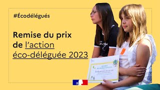 Cérémonie de remise du prix de laction écodéléguée 2023 [upl. by Phonsa493]