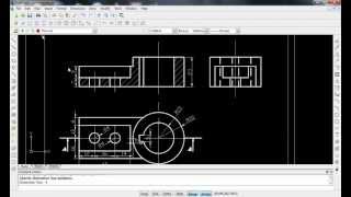 CAD 2D App2  Cross Sectional view [upl. by Alak665]