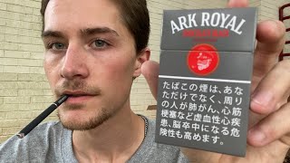 Smoking an Ark Royal Chocolate Black Flavored Cigarette  Review [upl. by Capriola638]