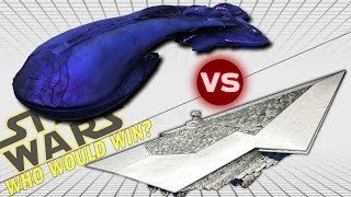 Executor Super Star Destroyer vs CSO Covenant Supercarrier 29km  Star Wars vs Halo Who Would Win [upl. by Tomchay543]