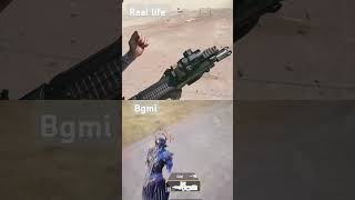 P90 gun real life vs bgmi bgmi p90 guns shorts viralshorts newguns bgmiguns reallifegun [upl. by Enamrej948]