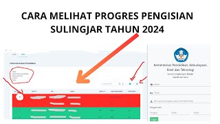 CARA MELIHAT PROGRES PENGISIAN SULINGJAR TAHUN 2024 [upl. by Anahir]