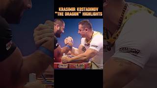 Krasimir Kostadinov quotThe Dragonquot highlights armwrestling levansaginashvili hook [upl. by Reeves188]