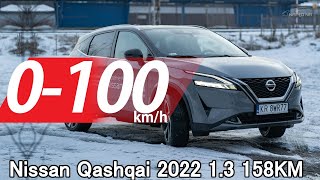 Nissan Qashqai 2022 13 DIGT Acceleration 0100kmh [upl. by Valida621]