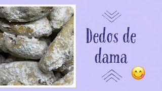 Dedos de dama  Receta fácil [upl. by Ybab]