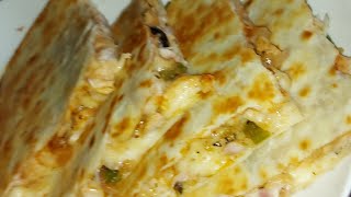 Mexican Quesadilla recipe  How to make Quesadilla  Chicken Quesadilla By Binteniaz [upl. by Bolitho]