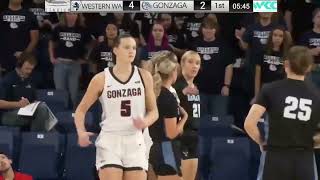 Gonzaga vs Western Washington 11042022 Womens Basketball [upl. by Lahtnero]