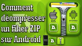 Comment décompresser un ficher ZIP sur Android2021 [upl. by Lali]