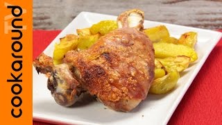 Maialino arrosto con patate [upl. by Ruzich]