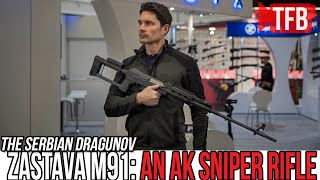 Serbian Dragunov The Zastava M91 Designated Marksman Rifle IWA 2022 [upl. by Artinad]