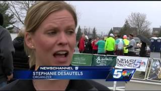 Hundreds of runners take part in Plattsburgh Half Marathon [upl. by Sansen]