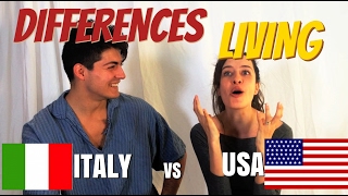 DIFFERENCES between LIVING in USA and ITALY [upl. by Natsyrt]