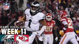 Philadelphia Eagles vs Kansas City Chiefs  2023 Week 11 Game Highlights [upl. by Urian]