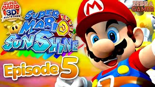 Super Mario Sunshine Gameplay Walkthrough Part 5  Sirena Beach 100  Super Mario 3D AllStars [upl. by Breeze381]