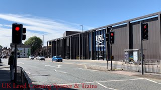 UK Traffic Lights Pelican Crossing GEC Elliot Mellor Road Signals Cheshire [upl. by Aerdnek]