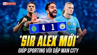 TÂN HLV MU GIÚP SPORTING HỦY DIỆT MAN CITY LỜI CHÀO ĐẦY SỨC NẶNG CỦA “SIR ALEX MỚI” [upl. by Anivid]