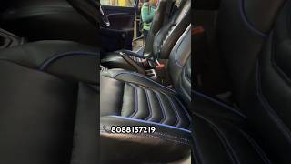 Brezza car seat covers 👌bucket fit car seat cover shop in jc road trendingshorts youtubeshorts [upl. by Gabor]