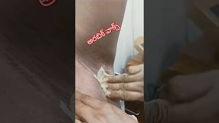 Waxing armpit youtubeshorts treanding [upl. by Anilasor730]