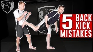 5 Common Mistakes with the Back Kick ft KWONKICKER [upl. by Yeslek542]