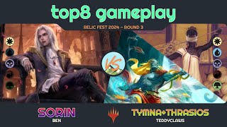 Sorin vs Tymna amp Thrasios  Relic Fest 2024  R3  Duel Commander  EDH│MTG│bitzelberg [upl. by Bust]