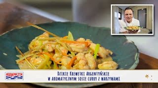 Dzikie Krewetki Argentyńskie w aromatycznym sosie curry z warzywami [upl. by Curr]