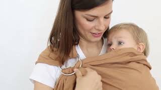 Boba Ring Sling Tutorial How to Hip Carry a Toddler [upl. by Roon]