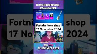 Fortnite item Shop Update Today 17th November 2024 16th of November 2024 for USA fortnite [upl. by Hermina]