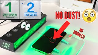 How to REALLY Install ANY Screen Protector GUIDE STICKER TRICK [upl. by Neellek335]