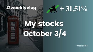 I Miei INVESTIMENTI  Link Bonus Trading212 My stock portfolio 3th week october 2024 weeklyvlog [upl. by Nutter]