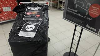 quotTajemniczy wózekquot w Auchan hazardowa ściema czy zakupy [upl. by Nosna]