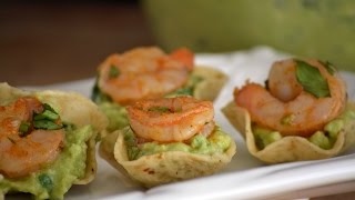 APERITIVO DE CAMARONES CON GUACAMOLE  Cómo Hacer Aperitivos  SyS [upl. by Jilli]