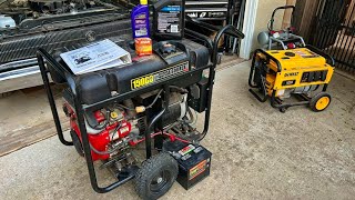 Oil and filter change to generator Generac Guardian Ultra Source 15000watt elchanojose [upl. by Cirdes]