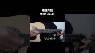 Migraine  Moonstar88 Guitar Tutorial [upl. by Artemus]