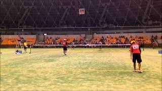 ★ソフトテニス 中学近畿夏季2013 男子 準決勝 上岡・広岡（上宮中学）ー藤田・三輪（朝日中学） [upl. by Nerw]