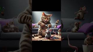 cats are hunting mice shorts kitten cats cuteai mice [upl. by Annelise]