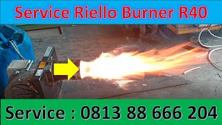 Cara Service Burner Riello R40 Tidak Mau Menyala☎️✔081388666204🔥 [upl. by Nilyahs544]