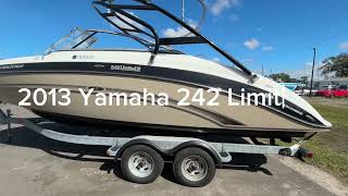 2013 Yamaha Boats 242 Limited S w 18L Yamaha High Output engines 360 HP 192 HrsRuskin FL [upl. by Odnamla]