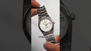 Can Mother of Pearl watches be for men too Tissot PRX 35mm Powermatic 80 [upl. by Noreht]