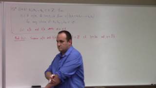 Abstract Algebra L4 divisibility gcd euclids extended algorithm 9516 [upl. by Banks14]