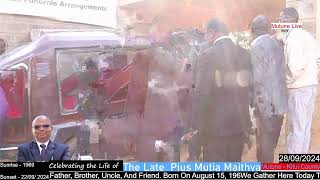 CELEBRATING THE LIFE OF PIUS MUTIA MAITHYA [upl. by Eirised624]